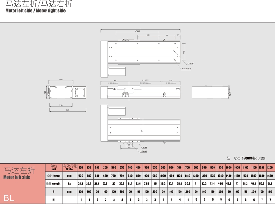 丝杆模组滑台